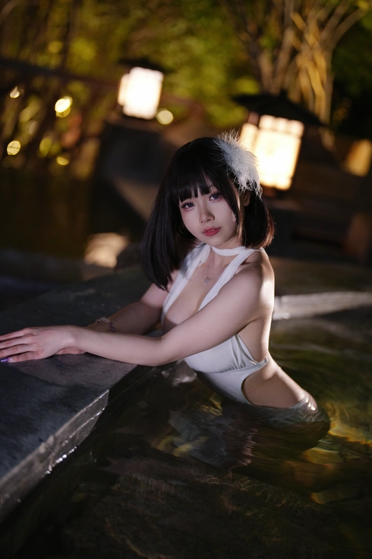 夏日白色泳装 - 末夜787