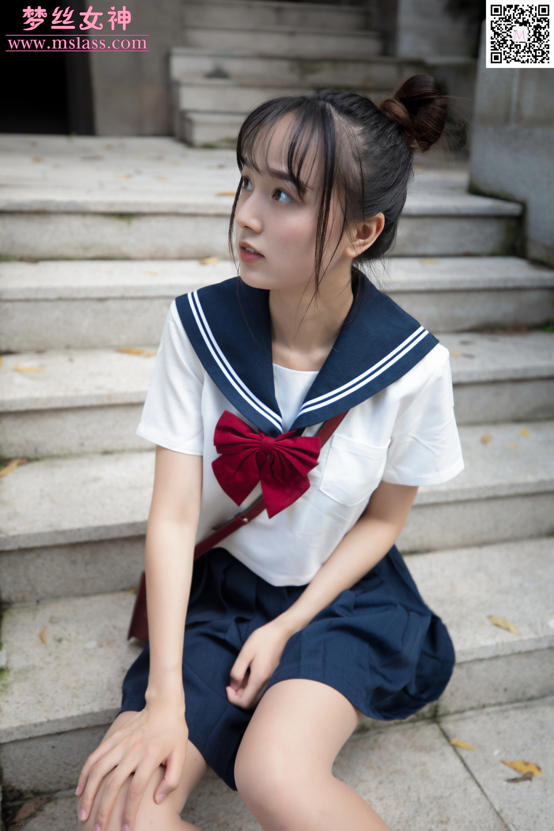 MSLASS梦丝女神 - 2019.09.03 NO.044 玥玥 JK小女神 3
